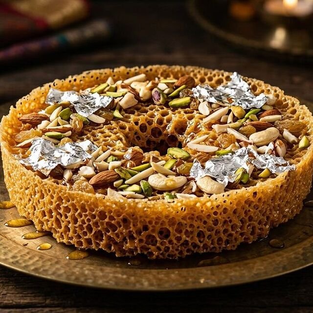 Dry Fruit Ghevar — buy online at Ghevar.in