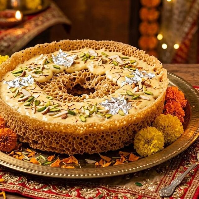 Festival Special Ghevar (1 kg) — buy online at Ghevar.in